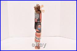 Vintage Hopi Hilili Kachina Old Style Native American Signed JFR 13.5