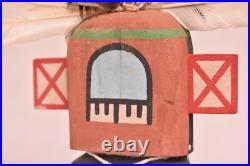 Vintage Hopi Hilili Kachina Old Style Native American Signed JFR 13.5