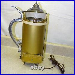 Vintage Illuminated Old Style Beer Lighted Plastic Stein, Rotates Inside 16 Mug