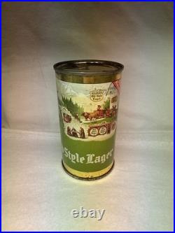 Vintage Indoor Nice Heileman Old Style Lager Beer Flat Top Can La Crosse WI