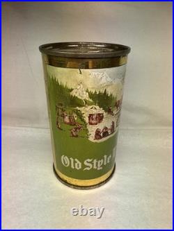 Vintage Indoor Nice Heileman Old Style Lager Beer Flat Top Can La Crosse WI