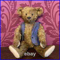 Vintage Janet Warner Teddy Bear Antique-Style Collectible 30+ Years Old