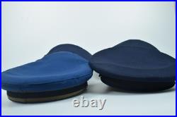 Vintage Japan National Railway JNR Uniform Caps Lot of 4 Old Style Antique