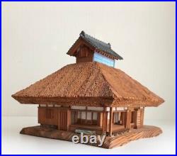 Vintage Japanese Old Japanese-style House Handmade Wood Diorama Art MIniature