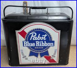 Vintage Jockey Box Mobile Draft Beer System Pabst Old Style Airline Metal Cooler
