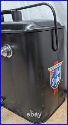 Vintage Jockey Box Mobile Draft Beer System Pabst Old Style Airline Metal Cooler