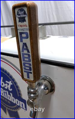 Vintage Jockey Box Mobile Draft Beer System Pabst Old Style Metal Airline Cooler