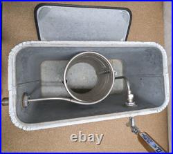 Vintage Jockey Box Mobile Draft Beer System Pabst Old Style Metal Airline Cooler