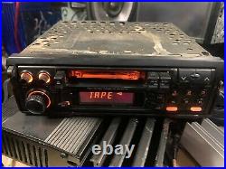 Vintage Kenwood KDC 410 Pull Out Style Cassette Tape Radio Stereo Old School