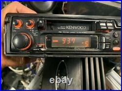 Vintage Kenwood KDC 410 Pull Out Style Cassette Tape Radio Stereo Old School