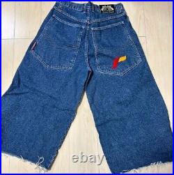 Vintage Kikwear Buggy wide leg jeans Size 34 Cut Off JNCO Jeans kik wear Style