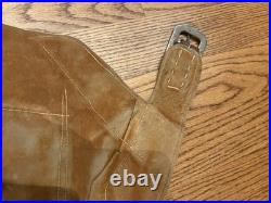 Vintage Leather Batwing Cowboy Chaps Western Old Style Fair Condition