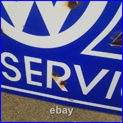 Vintage Look Old Style Volkswagen VW Service Sign Antique Style Dealership Sign Vintage Look Old Style Volkswagen VW Service Sign Antique Style Dealership Sign