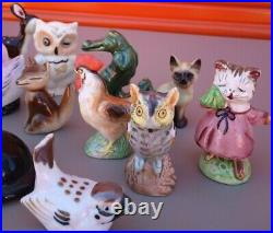 Vintage Lot Japanese, Sets Of Old Style Salt And Pepper Shakers, Figures