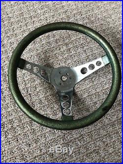 Vintage Metal flake custom steering wheel Superior 500 Hot Rod Rat truck Gasser