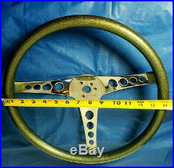 Vintage Metalflake custom steering wheel Superior 500 Hot Rod Rat truck Gasser