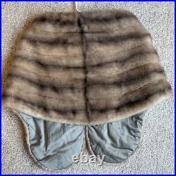 Vintage Mink Fur Stole Old Hollywood Glamorous Style Excellent Condition