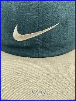 Vintage Nike Adult Unisex Green Swoosh Hat Cap One Size NWT RARE Made In USA