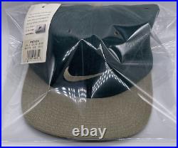 Vintage Nike Adult Unisex Green Swoosh Hat Cap One Size NWT RARE Made In USA