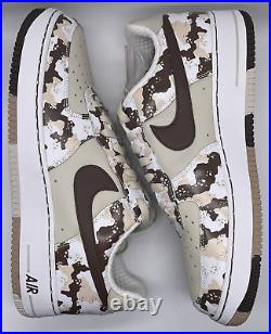 Vintage Nike Air Force 1 Premium Desert Chip Camo 313641-221 Size 13 NIB DS RARE