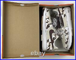 Vintage Nike Air Force 1 Premium Desert Chip Camo 313641-221 Size 13 NIB DS RARE