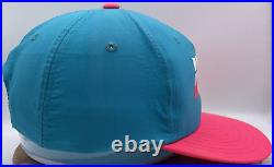 Vintage Nike Snapback Hat With Pin Blue / Pink 1LQ6-38