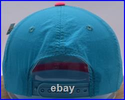 Vintage Nike Snapback Hat With Pin Blue / Pink 1LQ6-38