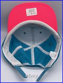 Vintage Nike Snapback Hat With Pin Blue / Pink 1LQ6-38