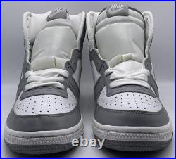 Vintage Nike Terminator High White Medium Grey 2003 307147-111 Size 9 NIB DS
