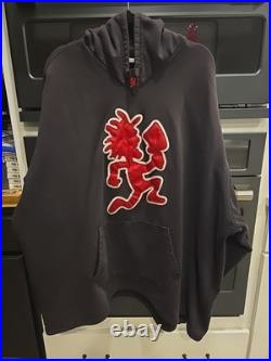 Vintage OG Hatchet Man Psychopathic Records 3x Hoodie, Embroidered Old Style