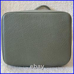 Vintage OLD COACH Leather Backpack Gray color Slate Style Rare item used women's