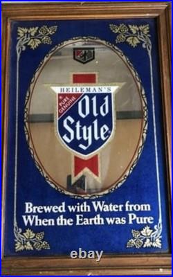 Vintage OLD STYLE BREWERY BAR ART FRAMED