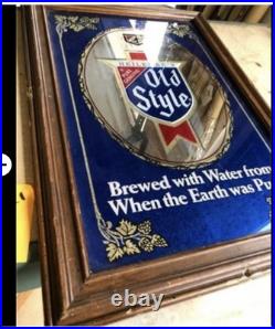 Vintage OLD STYLE BREWERY BAR ART FRAMED