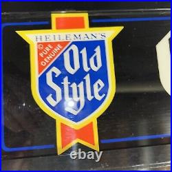 Vintage OLD STYLE Beer 26 x 18.5 Lighted Neon Marker Message Board WORKS