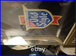 Vintage OLD STYLE Black Americana Beer Sign Very FEW & FAR BETWEEN