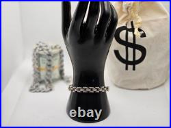 Vintage Old 925 Silver Women's Bracelet with Chain Style Links Invest in Silver