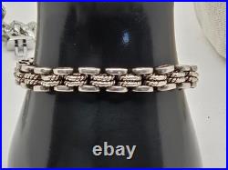 Vintage Old 925 Silver Women's Bracelet with Chain Style Links Invest in Silver