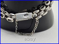 Vintage Old 925 Silver Women's Bracelet with Chain Style Links Invest in Silver