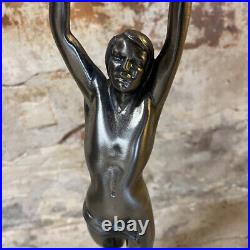 Vintage Old Advertising Trophy Ricard Anisette Art Deco Style 60s