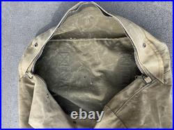Vintage Old Canvas Wwii Aviator Style Duffle Bag Distressed