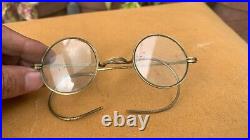 Vintage Old Collectible Bapu Gandhi Style Silver Wire Frame Spectacle Eyeglass