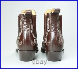 Vintage Old Gringo All Leather Brown Ankle Booties Western Style 7B