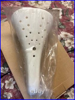 Vintage Old School BMX Velo VL-110 Free Style White Saddle Seat NOS