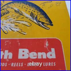 Vintage Old South Bend No 50 Narrow Spool Tournament Style Fishing Reel and Box