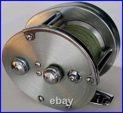 Vintage Old South Bend No 50 Narrow Spool Tournament Style Fishing Reel and Box