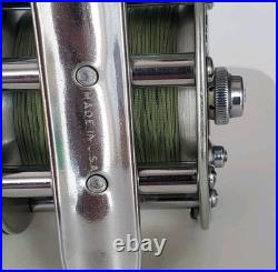 Vintage Old South Bend No 50 Narrow Spool Tournament Style Fishing Reel and Box