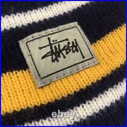 Vintage Old Stussy Knit Cap Beanie Rare 90s Style Used Excellent+