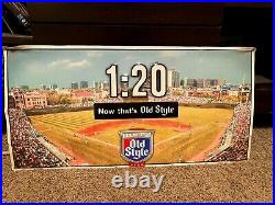 Vintage Old Style Beer Chicago Cubs 120 Now That's Old Style Sign Wrigley Field