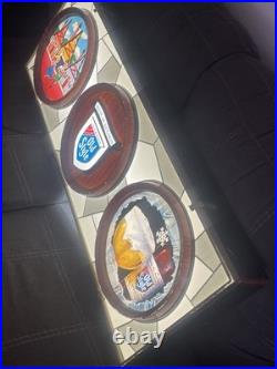 Vintage Old Style Beer Light Sign Beer Barrel Sign 60s 36.25x12.75