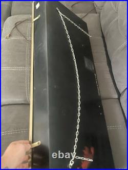 Vintage Old Style Beer Light Sign Beer Barrel Sign 60s 36.25x12.75